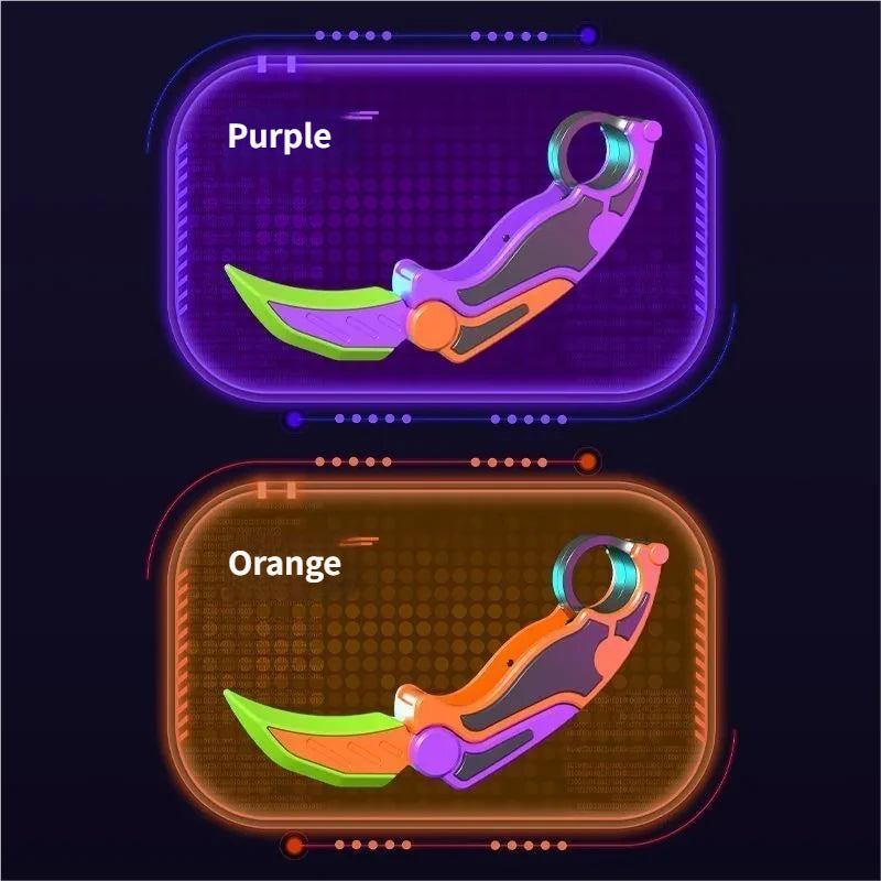 2PCS - 3D printed claw knife and radish knife