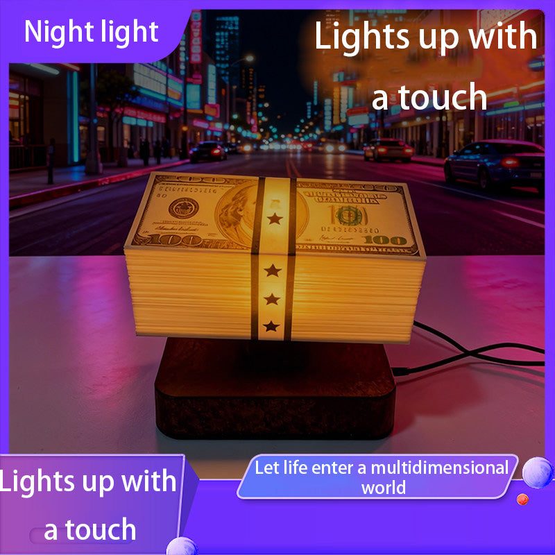 Magnetic Levitation Dollar Light GTA5 Peripheral Toy Desktop Ornament Grand Theft Auto Atmosphere Lamp Birthday Money Light