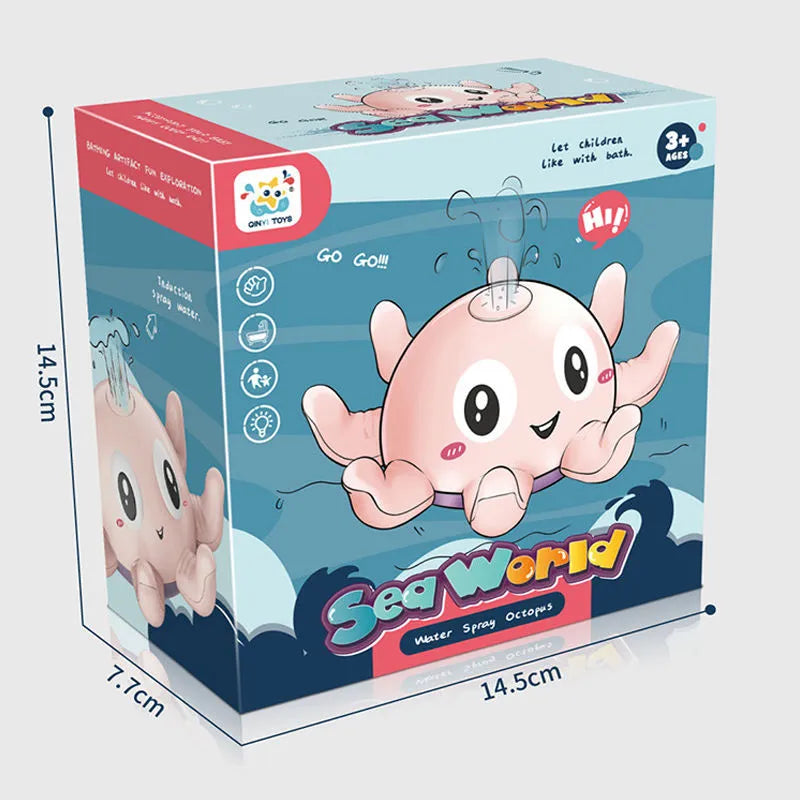 💧Automatic sensing spray little octopus with lights