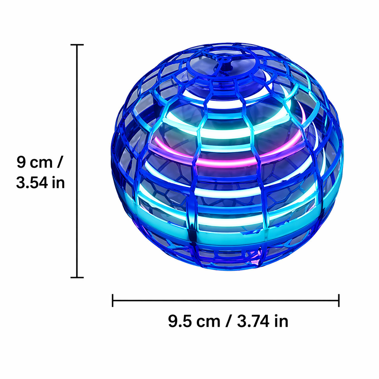 Boomerang Flying Ball – Colorful LED Magic Hover Ball Toy