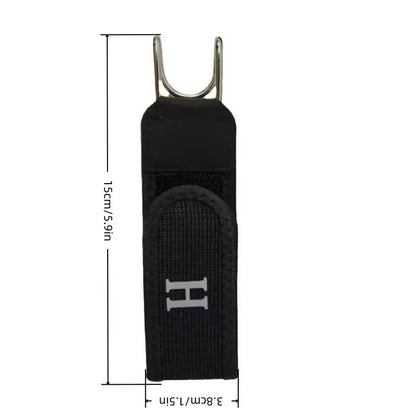 Magic Tape Waist Buckle, Unisex Adjustable Lazy Belt with Iron Hook, Elastic & Convenient Design