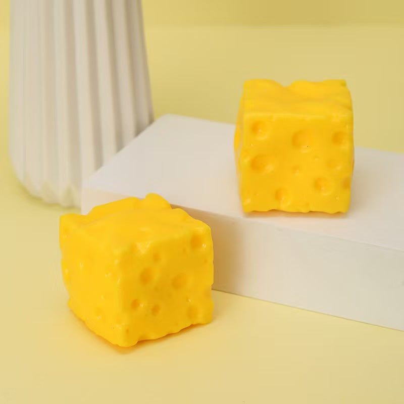 Simulated Cheese Squishy Stress Relief Toy