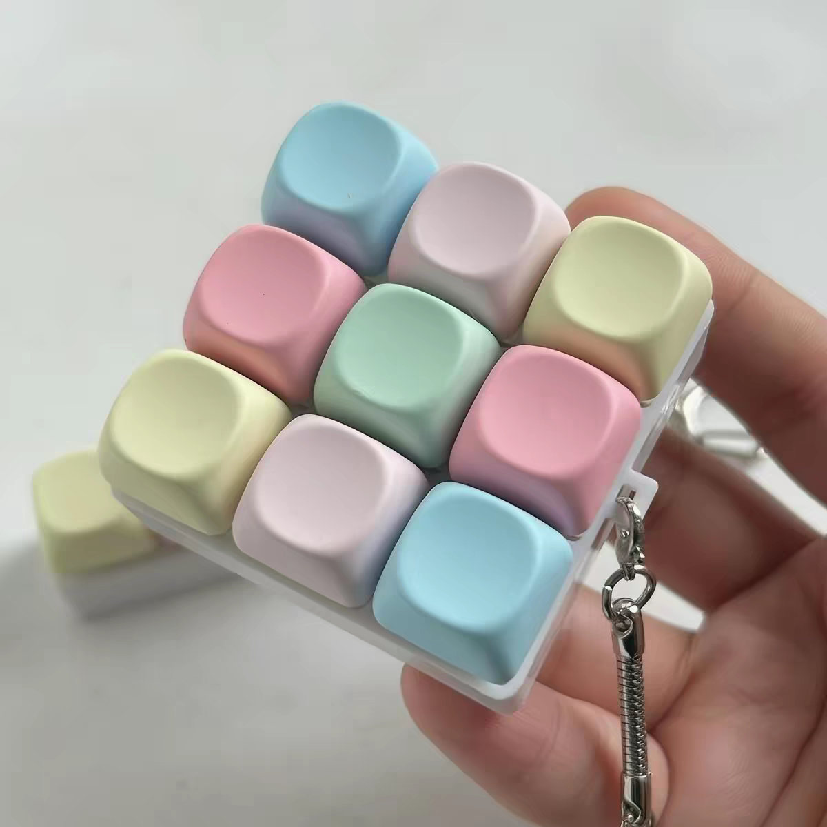 Keyboard Fidget Toy Keychain for Anxiety Relief