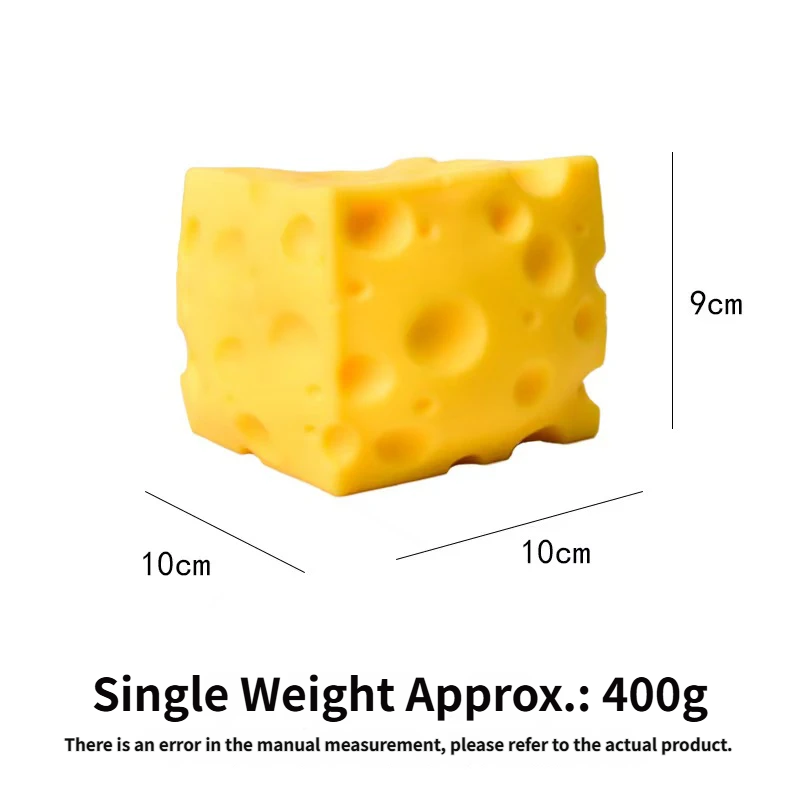 Simulated Cheese Squishy Stress Relief Toy