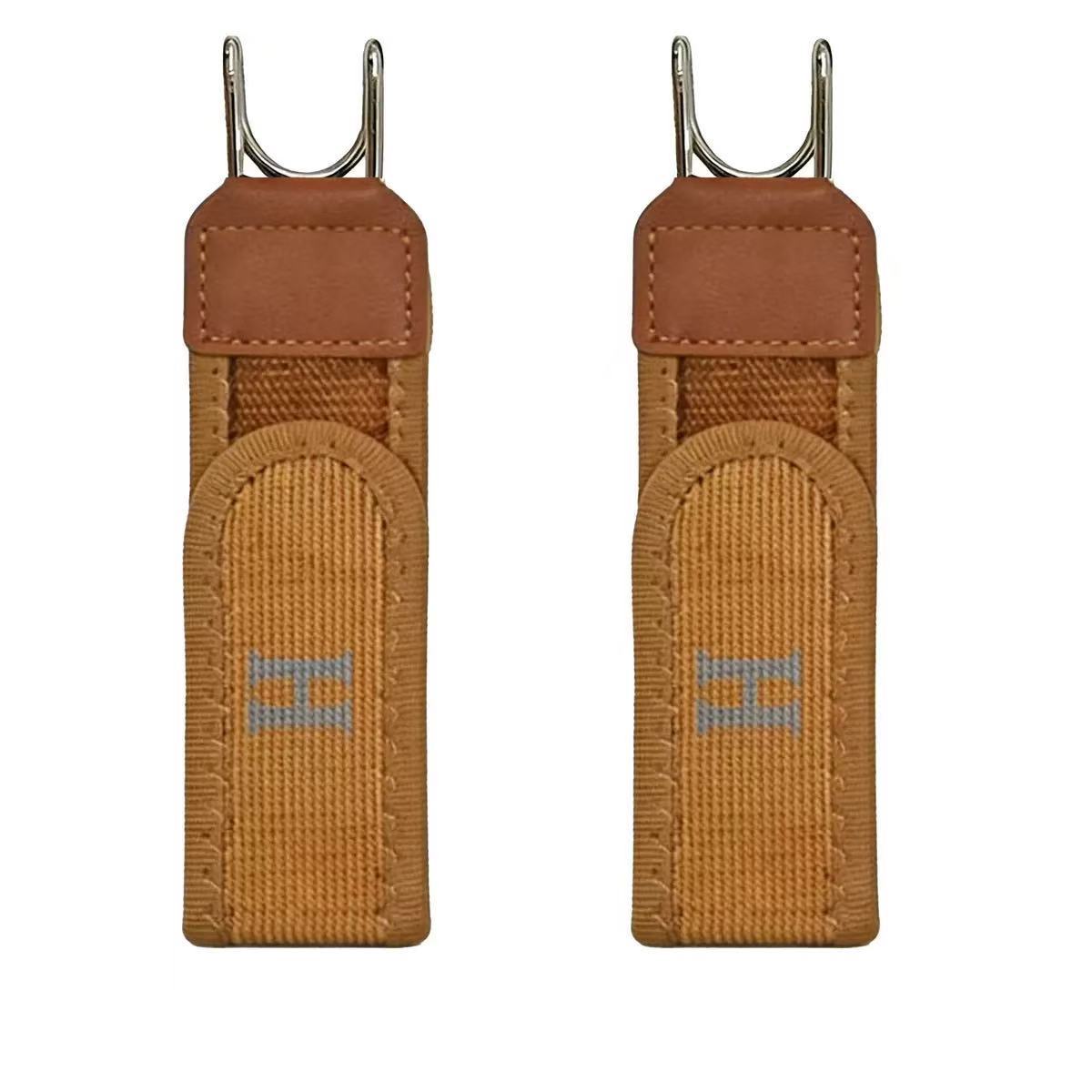 Magic Tape Waist Buckle, Unisex Adjustable Lazy Belt with Iron Hook, Elastic & Convenient Design