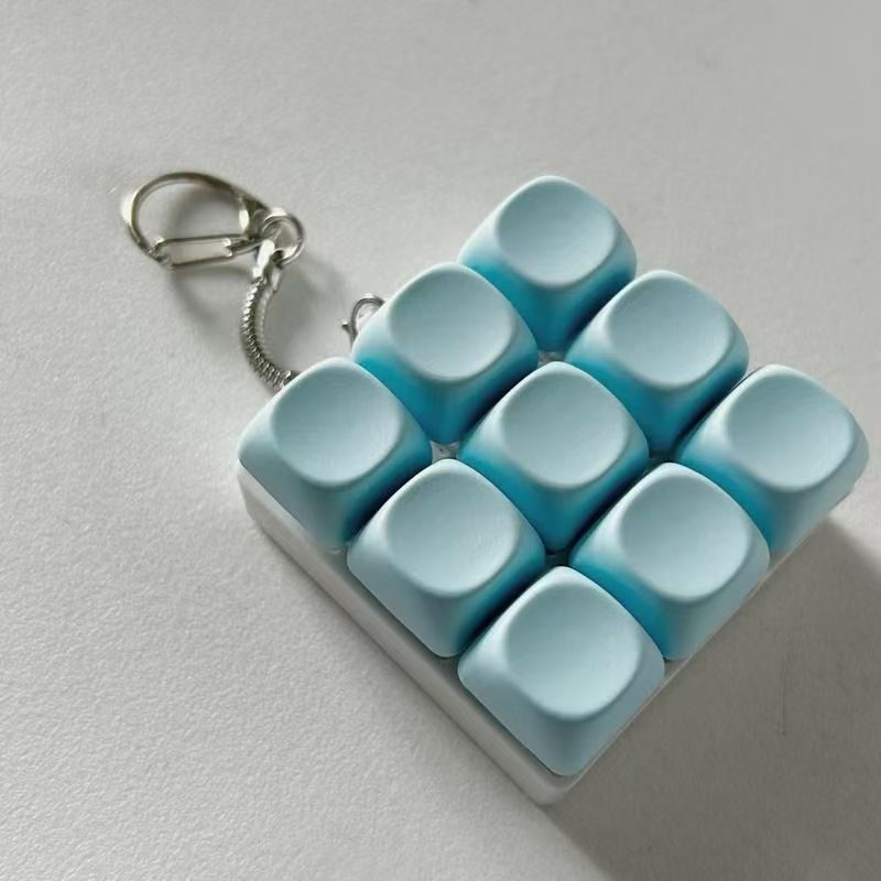 Keyboard Fidget Toy Keychain for Anxiety Relief