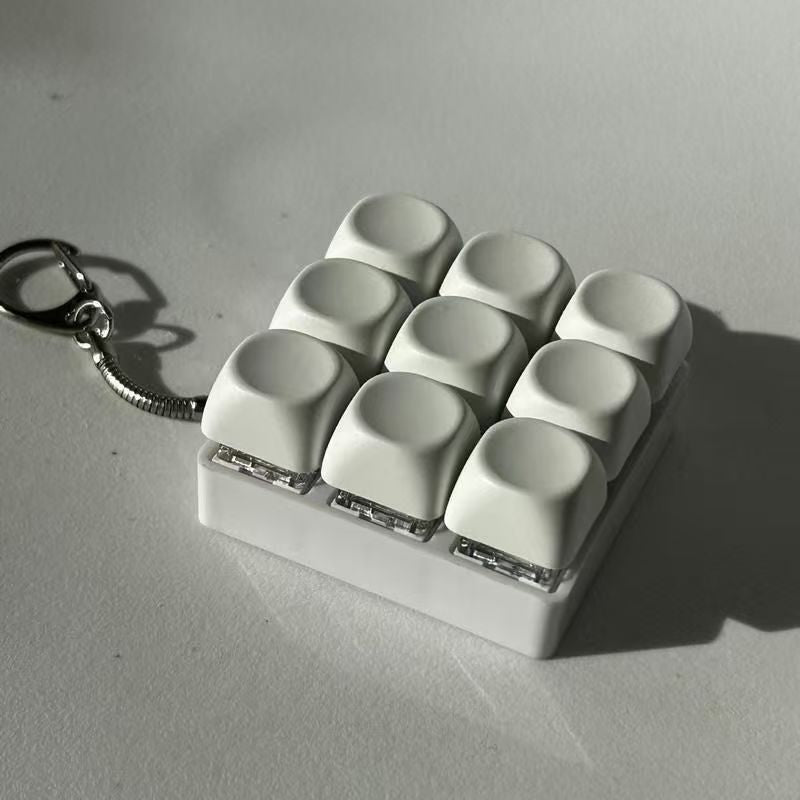 Keyboard Fidget Toy Keychain for Anxiety Relief