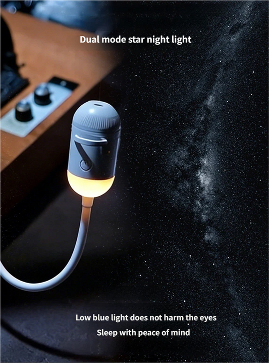 Star Projector Night Light | Voice Control Galaxy Lamp for Bedroom Ambiance & Eye Protection