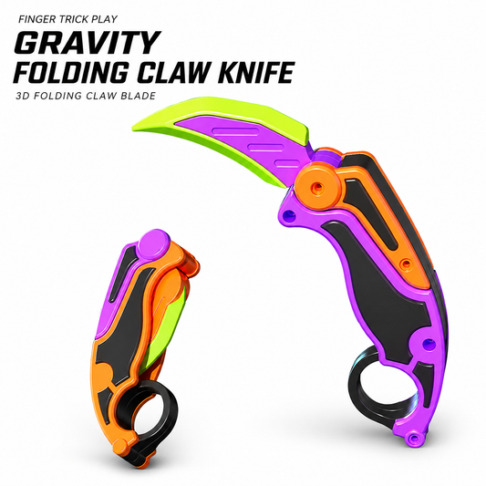 2PCS - 3D printed claw knife and radish knife