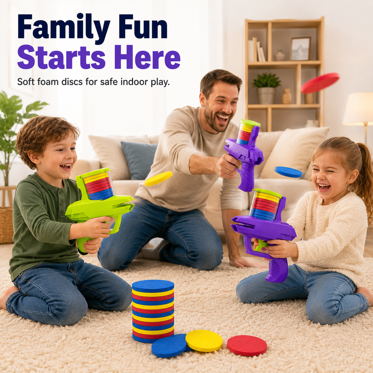 Foam Disc Blaster Toy
