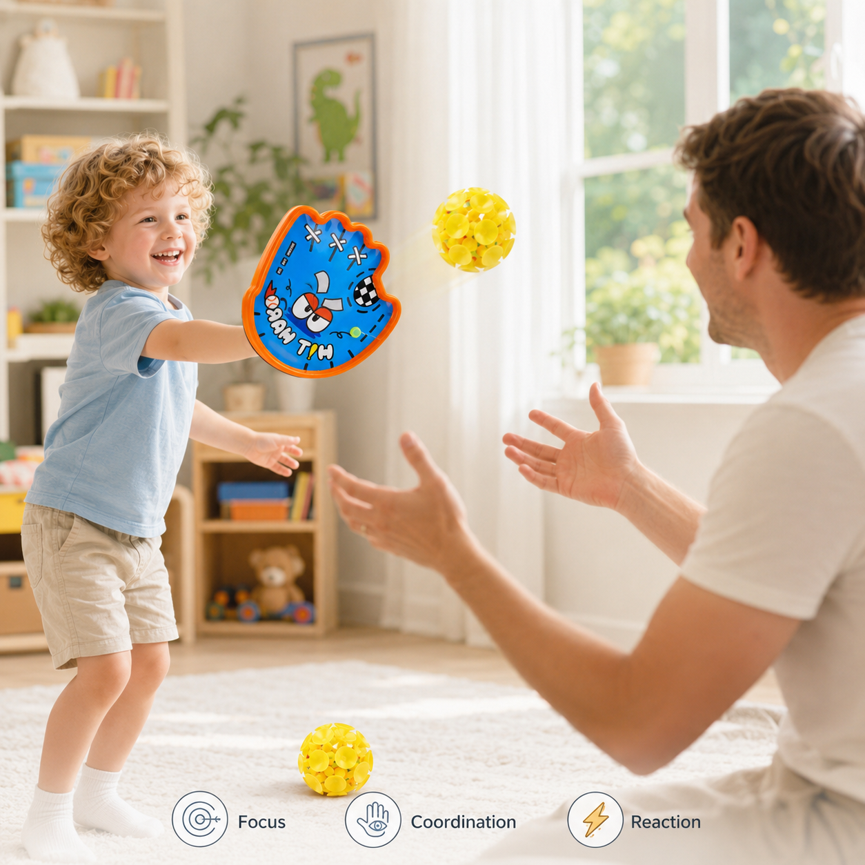 Suction Catch & Toss Ball Set