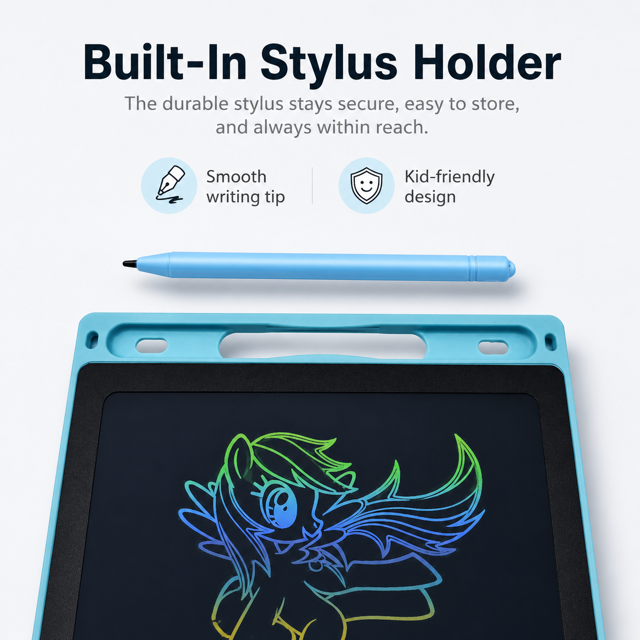10/12" LED Writing Tablet – Ultra-Thin LCD Drawing Board