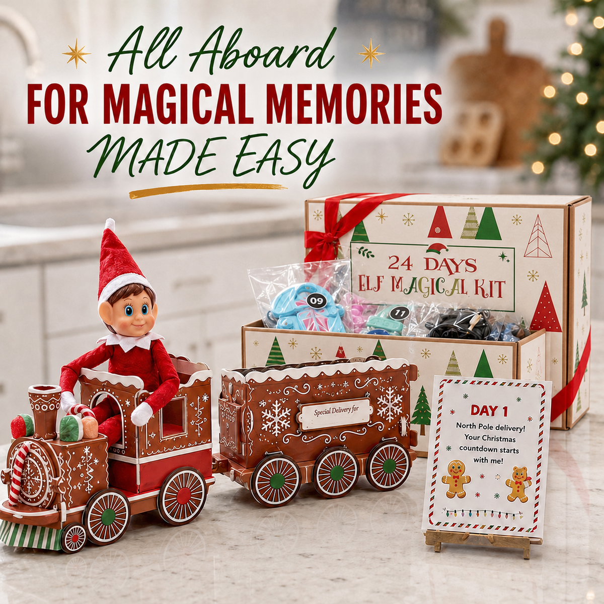 2026 Elf Kit Christmas Decoration DIY Craft Gift Set Home Party Ornament Supplies
