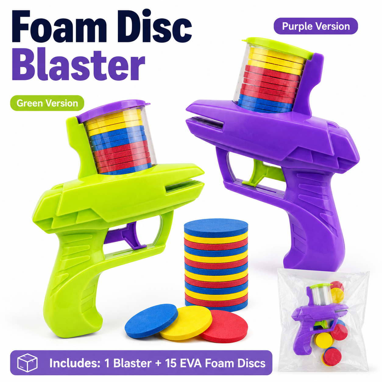 Foam Disc Blaster Toy
