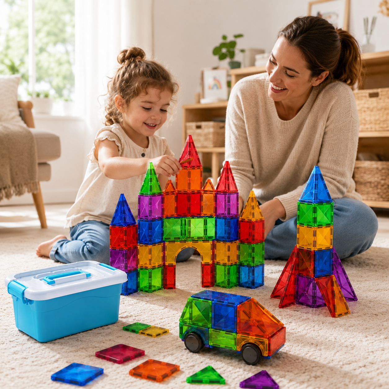 Creative Magnetic Building Tiles🧠