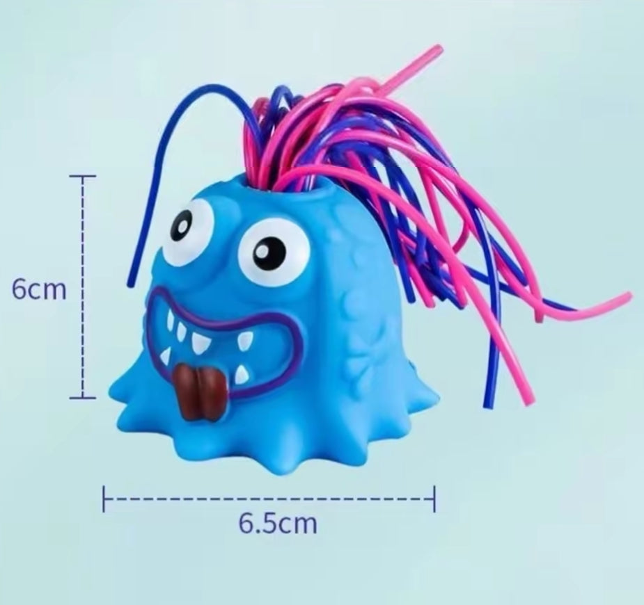 Squeaky Monster Fidget Toy, Funny Sound & Light Interactive Toy