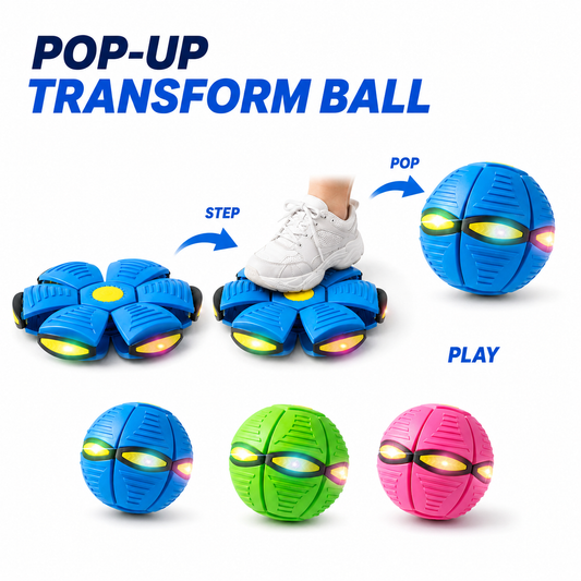 Transforming Step-On Ball Toy